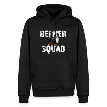 Bouvier bernois - Sweat à capuche Premium bio Homme - noir - Devant - Nico (187cm)