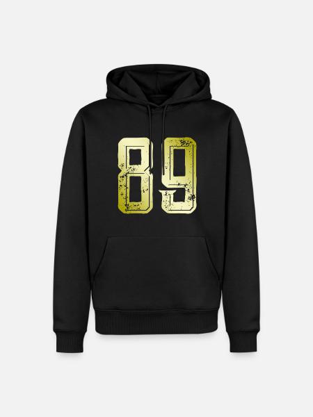 89 Number Symbol - Men’s Premium Organic Hoodie - black