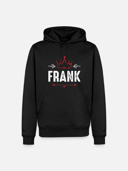 Franc - Sweat à capuche Premium bio Homme - noir