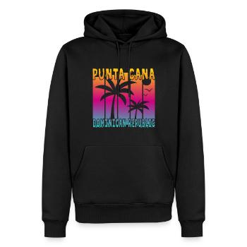 Punta Cana Dominican Republic - Männer Premium Bio Hoodie - Schwarz - Vorne - Nico (187cm)