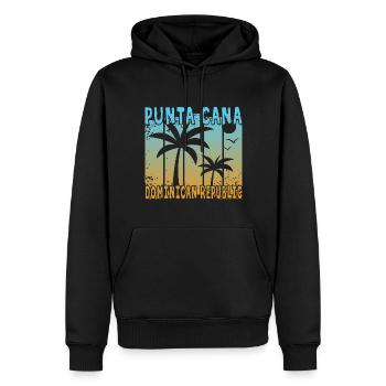 Punta Cana Dominican Republic - Männer Premium Bio Hoodie - Schwarz - Vorne - Nico (187cm)