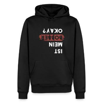 Ist Mein Bobber Okay Motorradfahrer Biker Motorrad - Männer Premium Bio Hoodie - Schwarz - Vorne - Nico (187cm)