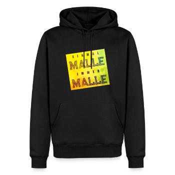 Einmal Malle Immer Malle - Männer Premium Bio Hoodie - Schwarz - Vorne - Nico (187cm)
