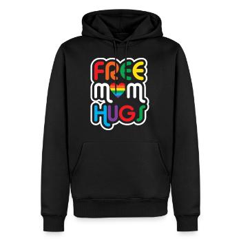 Gay Pride Schwul Lesbisch LGBT LGBTQ Geschenk - Männer Premium Bio Hoodie - Schwarz - Vorne - Nico (187cm)