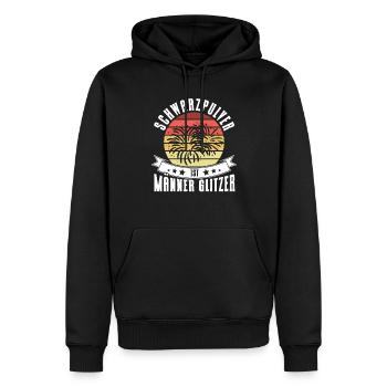 Pyrotechniker Silvester Feuerwerker Geschenk - Männer Premium Bio Hoodie - Schwarz - Vorne - Nico (187cm)