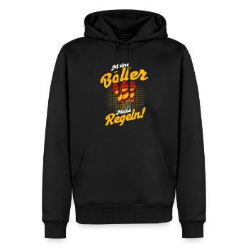 Silvester Feuerwerker Feuerwerk Geschenk - Männer Premium Bio Hoodie - Schwarz - Vorne - Nico (187cm)