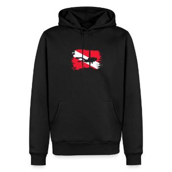 Taucher Tauchen Meer Urlaub Diving Geschenk - Männer Premium Bio Hoodie - Schwarz - Vorne - Nico (187cm)