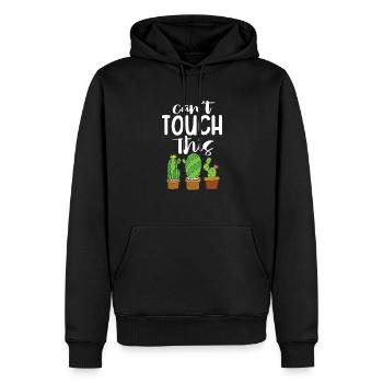 Cactus Cactus Plant Prickly Plants Gift - Men’s Premium Organic Hoodie - black - Front - Nico (187cm)