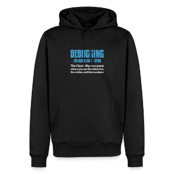 Software Developer Programmer Software - Men’s Premium Organic Hoodie - black - Front - Nico (187cm)
