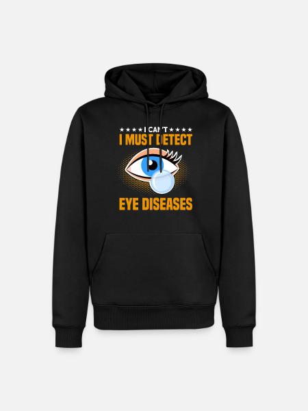 Vision Ophthalmologist Optometry Gift - Men’s Premium Organic Hoodie - black