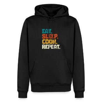 Kochen Koch Köchin Restaurant Küche Geschenk - Männer Premium Bio Hoodie - Schwarz - Vorne - Nico (187cm)
