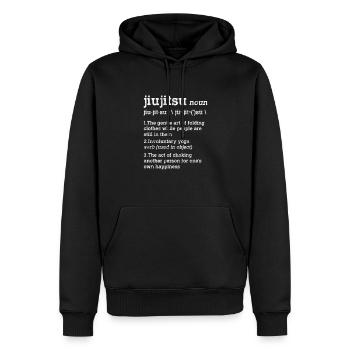 Jiu Jitsu Bjj Kampfsport Jiu-Jitsu Kampf Geschenk - Männer Premium Bio Hoodie - Schwarz - Vorne - Nico (187cm)