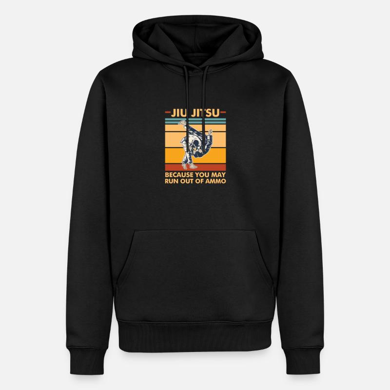 Jiu-Jitsu - Männer Premium Bio Hoodie - Schwarz