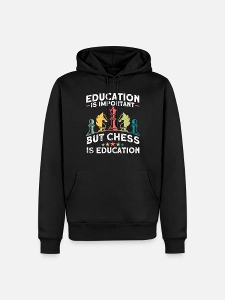 Chess Chess Piece Chess Player - Men’s Premium Organic Hoodie - black