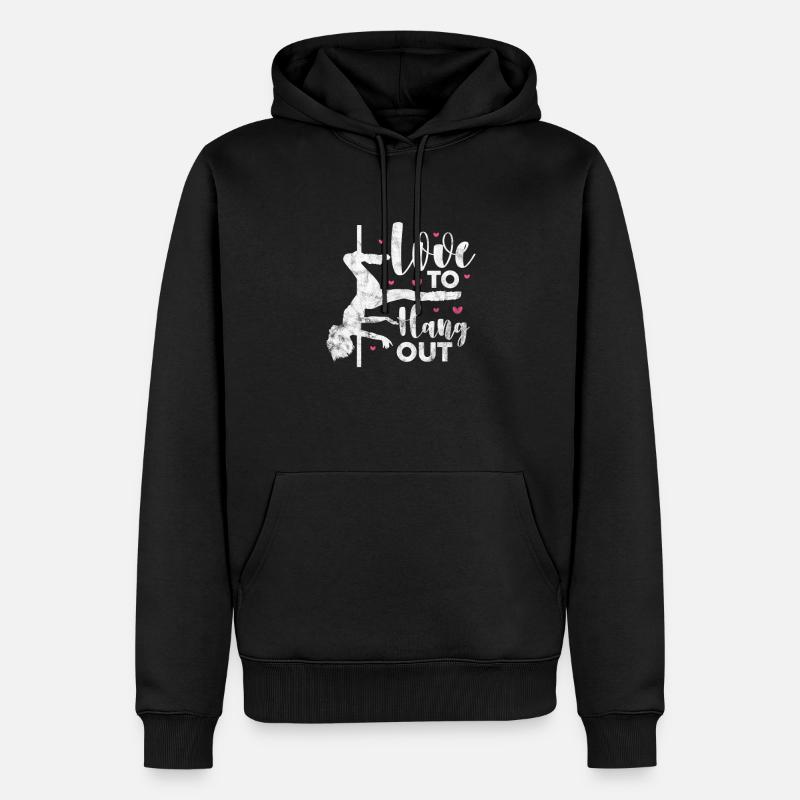 Pole Dance - Männer Premium Bio Hoodie - Schwarz