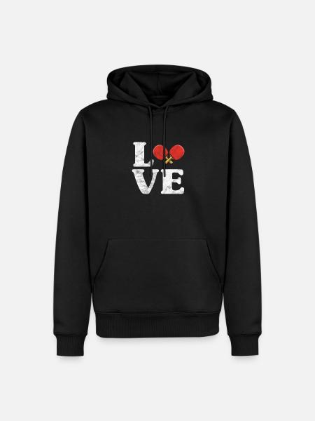Ping-Pong Table Tennis - Men’s Premium Organic Hoodie - black