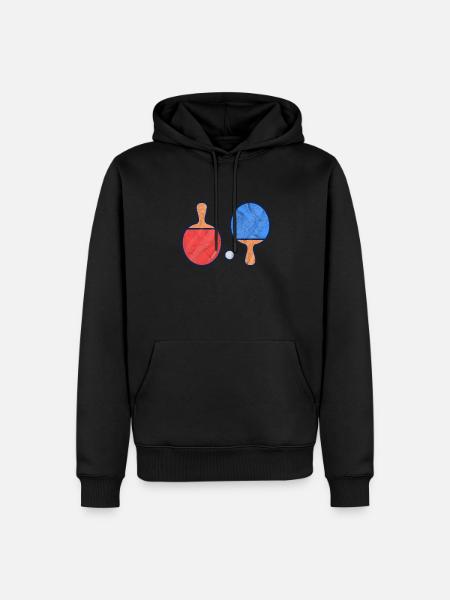 Ping-Pong Table Tennis - Men’s Premium Organic Hoodie - black