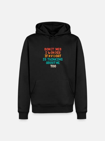 Captain - Men’s Premium Organic Hoodie - black