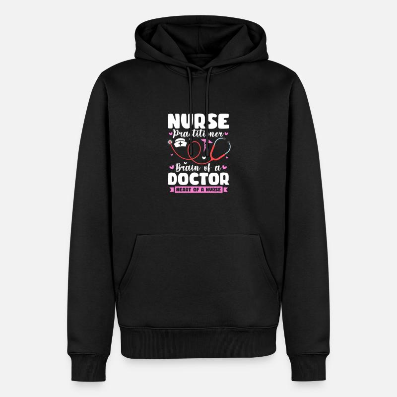 Krankenschwester - Männer Premium Bio Hoodie - Schwarz