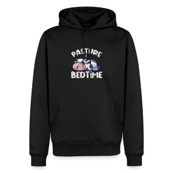 Kuh Kühe Rind Bauernhof Landwirt Geschenk - Männer Premium Bio Hoodie - Schwarz - Vorne - Nico (187cm)