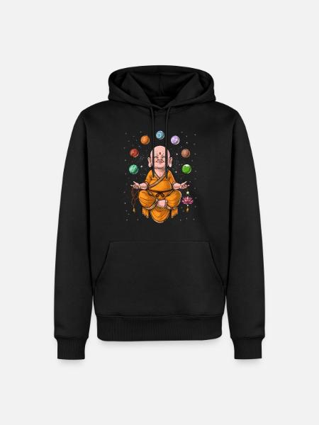Baby Buddha - Men’s Premium Organic Hoodie - black