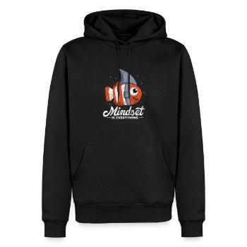 Motivation Motivieren Karriere Spruch Geschenk - Männer Premium Bio Hoodie - Schwarz - Vorne - Nico (187cm)