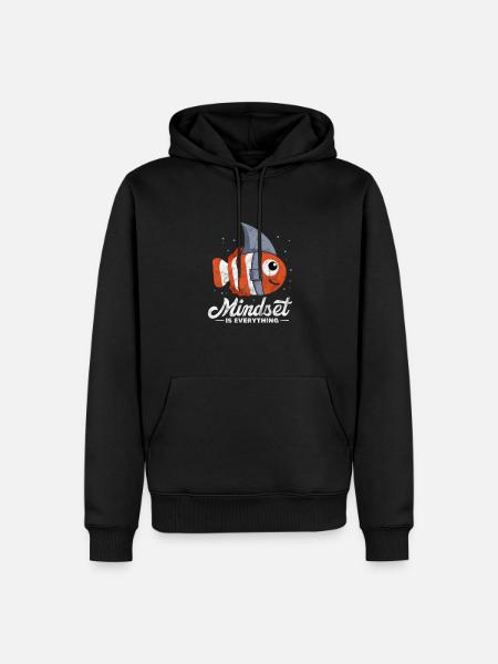 Motivation Motivate Career Saying Gift - Men’s Premium Organic Hoodie - black