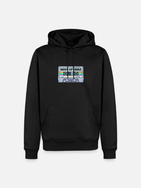 1982 - Men’s Premium Organic Hoodie - black