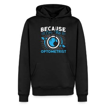 Augenarzt Optometrie Augenoptiker Optiker - Männer Premium Bio Hoodie - Schwarz - Vorne - Nico (187cm)