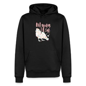 Huhn Bauernhof Geflügel Hahn Hühner Geschenk - Männer Premium Bio Hoodie - Schwarz - Vorne - Nico (187cm)