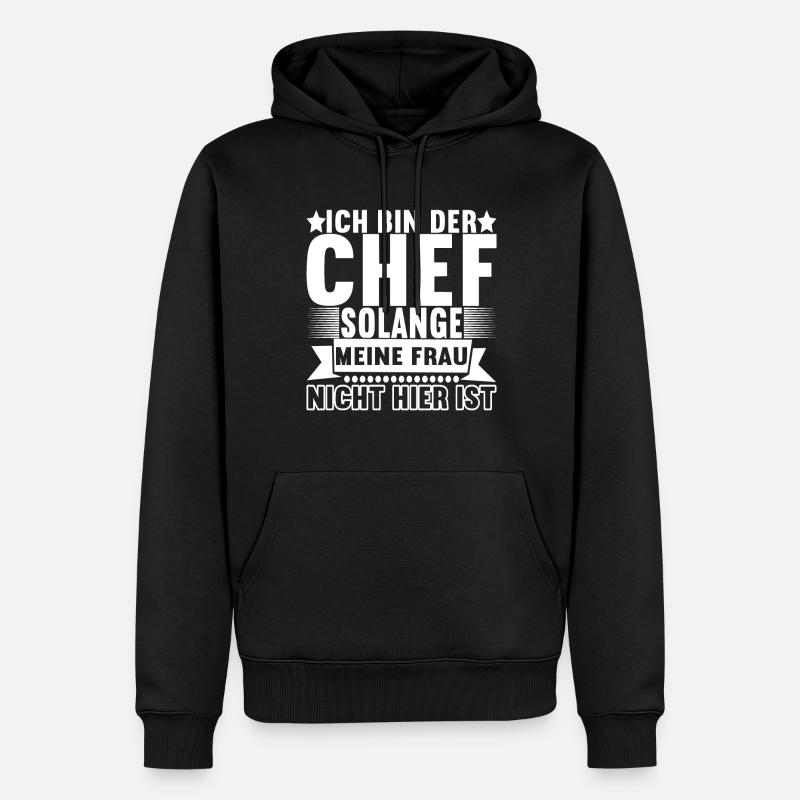 Abteilungsleiter Chef - Männer Premium Bio Hoodie - Schwarz