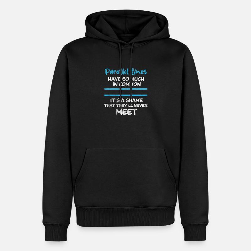 Mathematik - Männer Premium Bio Hoodie - Schwarz