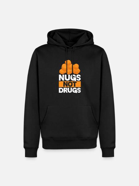 Chicken Poultry Chicken Nuggets Gift - Men’s Premium Organic Hoodie - black