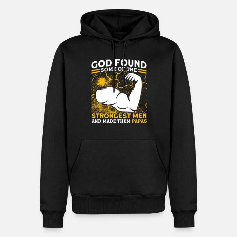 Dieu le Père Papa Papa - Sweat à capuche Premium bio Homme - noir