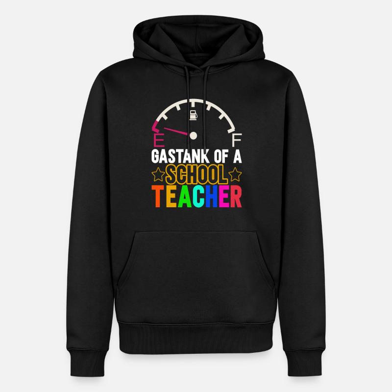 Enseignant Enseignant - Sweat à capuche Premium bio Homme - noir