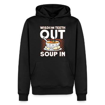 Wisdom Teeth Wisdom Tooth Patient Dentist - Men’s Premium Organic Hoodie - black - Front - Nico (187cm)