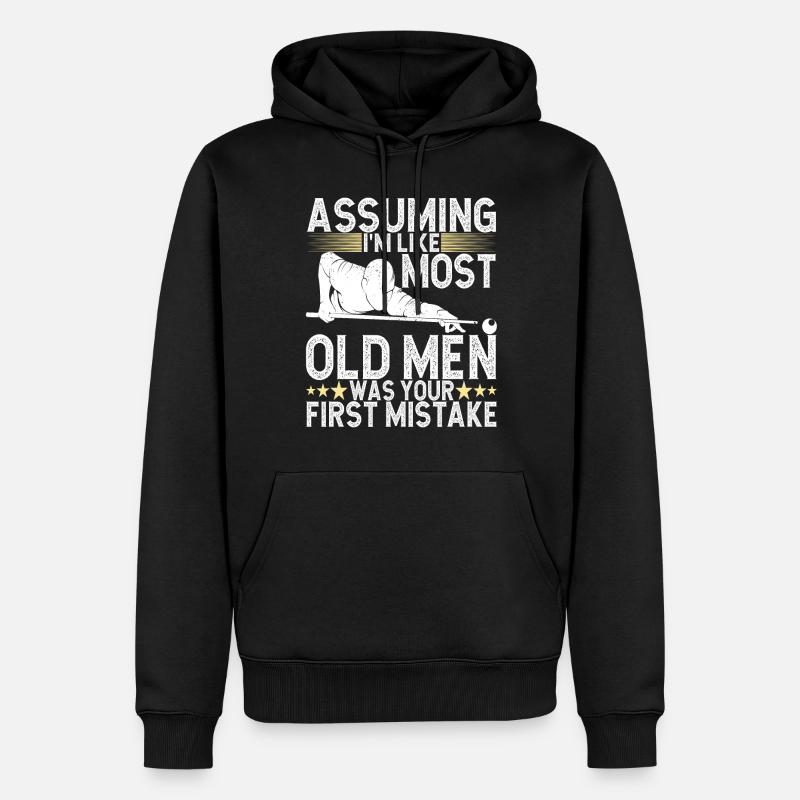 Pool Billard - Männer Premium Bio Hoodie - Schwarz