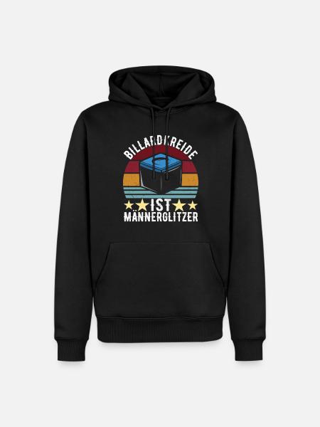 Pool Billard - Männer Premium Bio Hoodie - Schwarz
