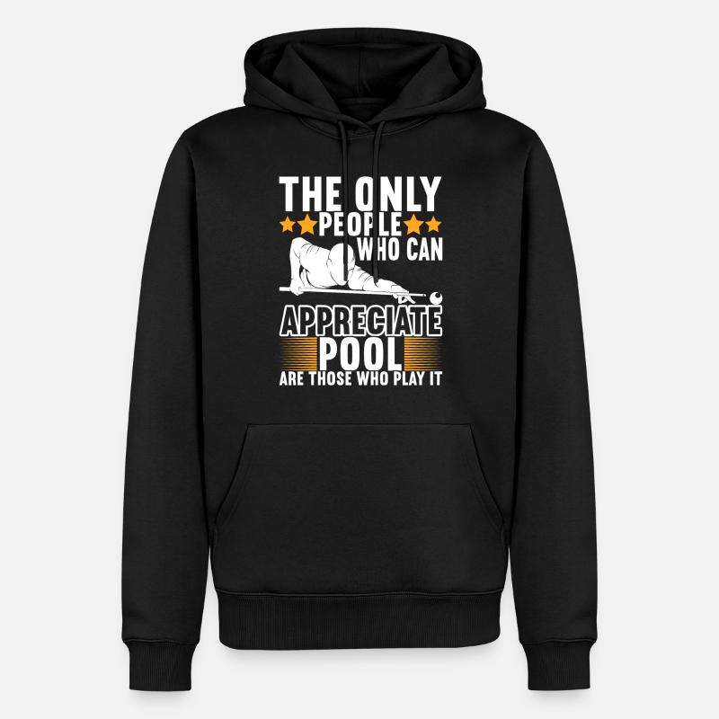 Pool Billard - Männer Premium Bio Hoodie - Schwarz