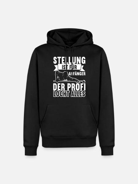 Pool Billard - Männer Premium Bio Hoodie - Schwarz
