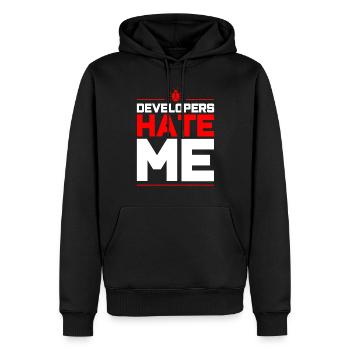 QA Ingenieur QA Tester Software Tester - Männer Premium Bio Hoodie - Schwarz - Vorne - Nico (187cm)