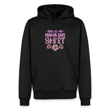 Hawaii Vacation Aloha Cadeau hawaïen d’été - Sweat à capuche Premium bio Homme - noir - Devant - Nico (187cm)