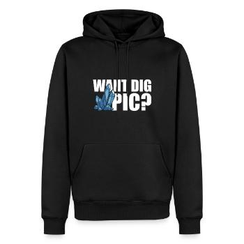 Funny Geologist - Männer Premium Bio Hoodie - Schwarz - Vorne - Nico (187cm)