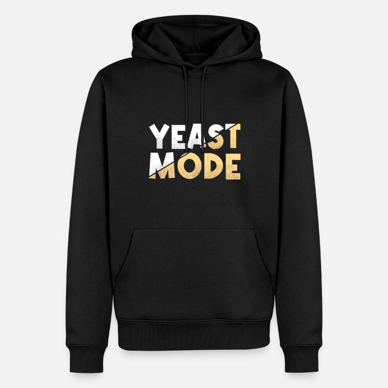 Levure Mode - Boulanger - Sweat à capuche Premium bio Homme - noir