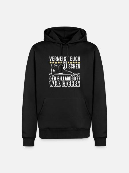 Pool Billard - Männer Premium Bio Hoodie - Schwarz