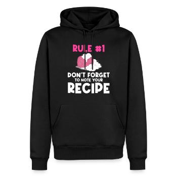 Don't Forget To Note Your Recipe - Soap Making - Männer Premium Bio Hoodie - Schwarz - Vorne - Nico (187cm)
