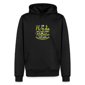 Floride Usa Miami America Cadeau de voyage de vacances - Sweat à capuche Premium bio Homme - noir - Devant - Nico (187cm)