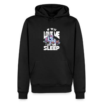 Koala Koala Bear Australie Bear Gift - Sweat à capuche Premium bio Homme - noir - Devant - Nico (187cm)