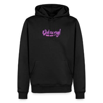 K-Pop - Männer Premium Bio Hoodie - Schwarz - Vorne - Nico (187cm)