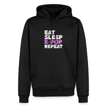 K-Pop Musique Coréenne Pop Corée Kpop Cadeau - Sweat à capuche Premium bio Homme - noir - Devant - Nico (187cm)